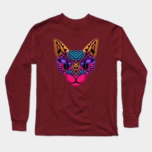 freaky cat Long Sleeve T-Shirt